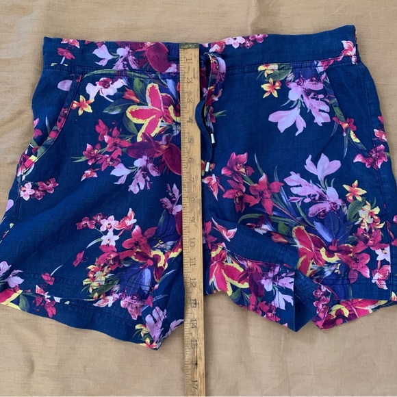 Tommy Bahama Floral Linen Shorts - Picture 8 of 10